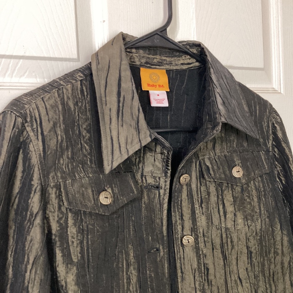 EUC Ruby Rd Metallic Blazer - Picture 3 of 14